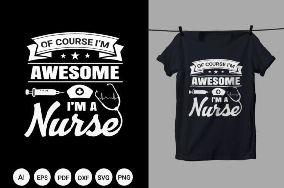 Awesome Nurse T Shirt Design Graphics Review