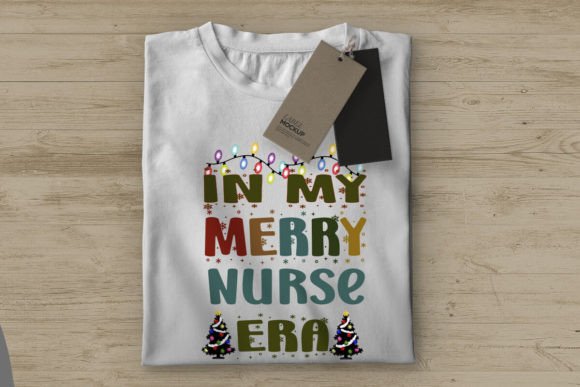 Christmas Nurse, in My Merry Era 6 Graphics for T-Shirt Designs