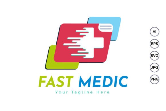 Fast Medical Cross Hospital Logo: Graphics & Logos Review