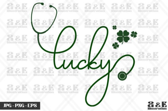 Lucky Nurse Graphics for T-Shirt Designs