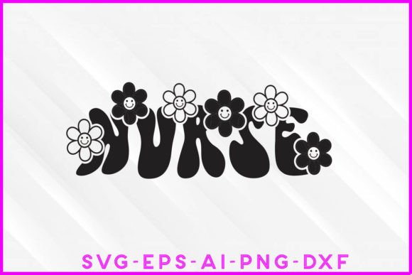 Nurse Groovy Graphics for T-Shirt Designs