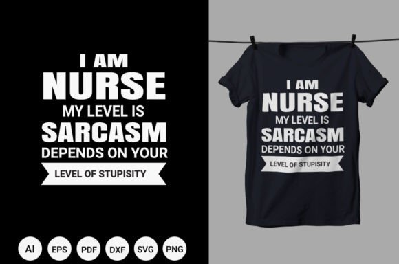 Nurse Level T-Shirt Design: Graphics for Branding
