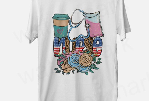 Nurse PNG Files: Graphics for T-Shirt Designs