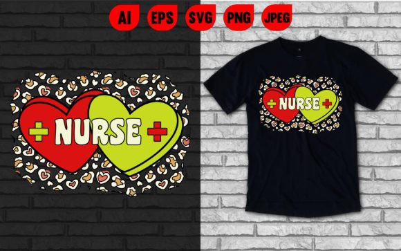 Nurse Valentine T-Shirt Graphics & Designs