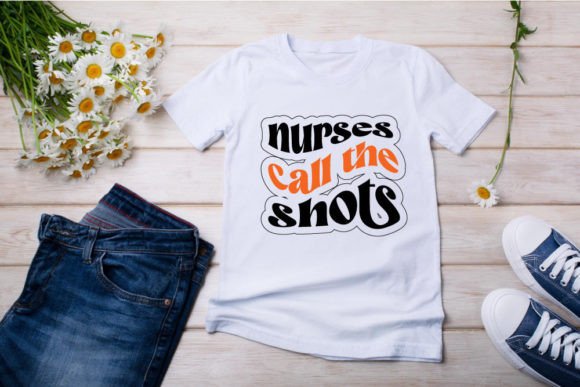 Retro Nurse Graphics for T-Shirt Designs
