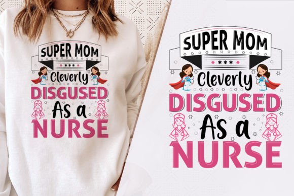 Review: Super Mom As a Nurse Stylish T-Shirt Design