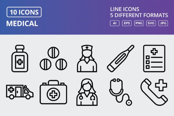 Reviewing the Vector Medical Icon Set for Embroidery