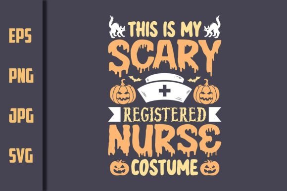 Scary Nurse Vector for Graphics & Print Templates