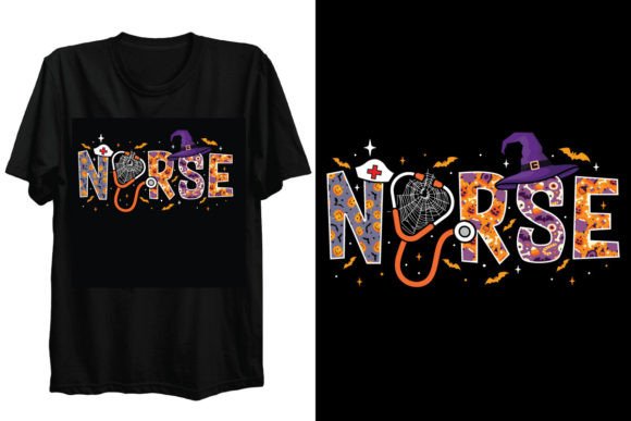 Spooky Nurse Design: Graphics for T-Shirt Designs