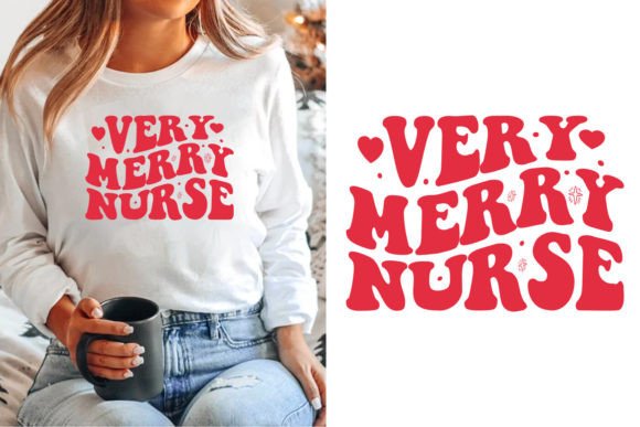 Very Merry Nurse Graphics for T-Shirt Designs